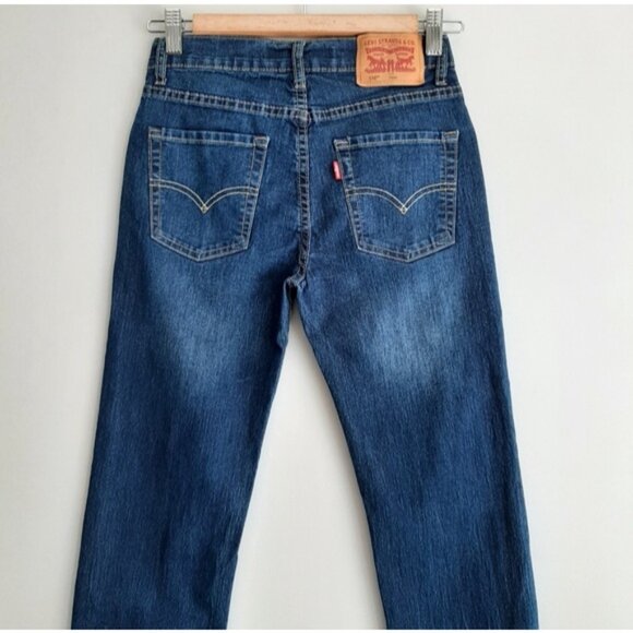 LEVI'S 510 Skinny Fit Blue Wash Jeans Youth Kids Sz 14 - Picture 6 of 9